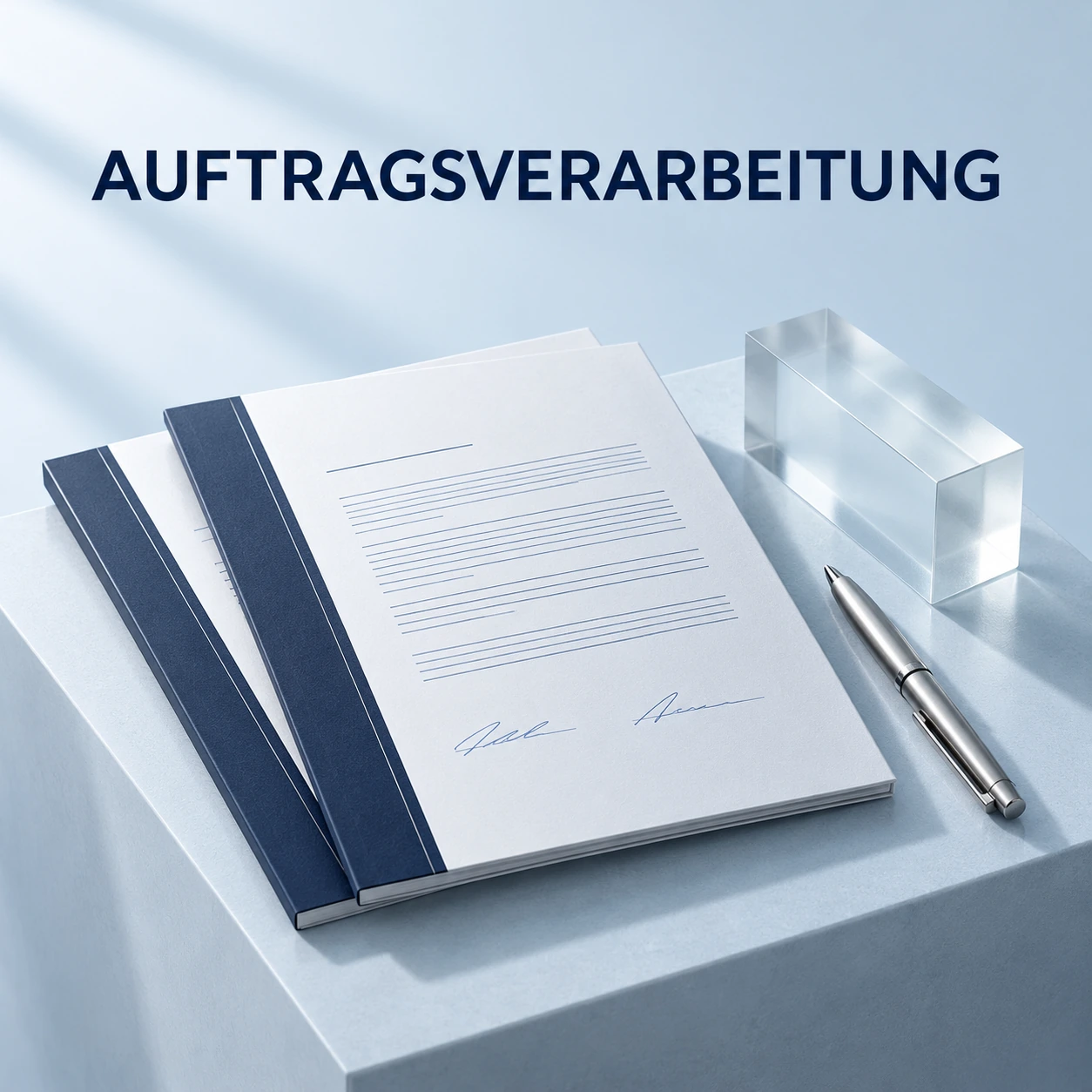Symbolisches Produktmotiv: Auftragsverarbeitungvertrag