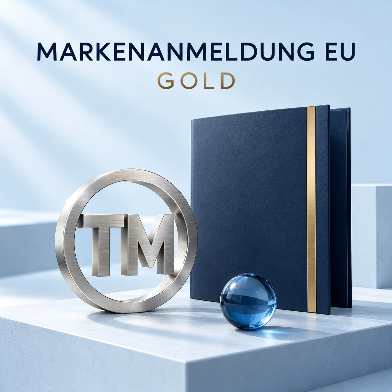Symbolisches Produktmotiv: Markenanmeldung EU GOLD